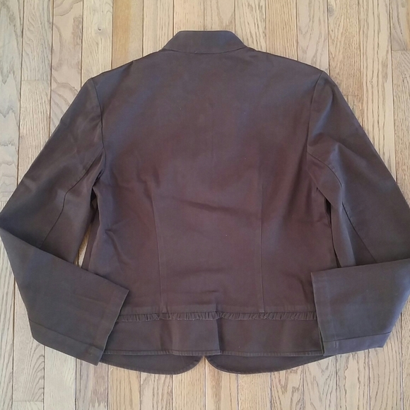 Talbots Floral Applique Blazer Jacket - Picture 7 of 8